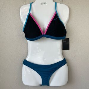 NWT Nike Swim Bikini Top and Bottoms Size L